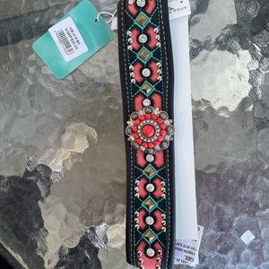 Womens Western Leather Headband